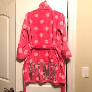 Victoria’s Secret Pink fur robe